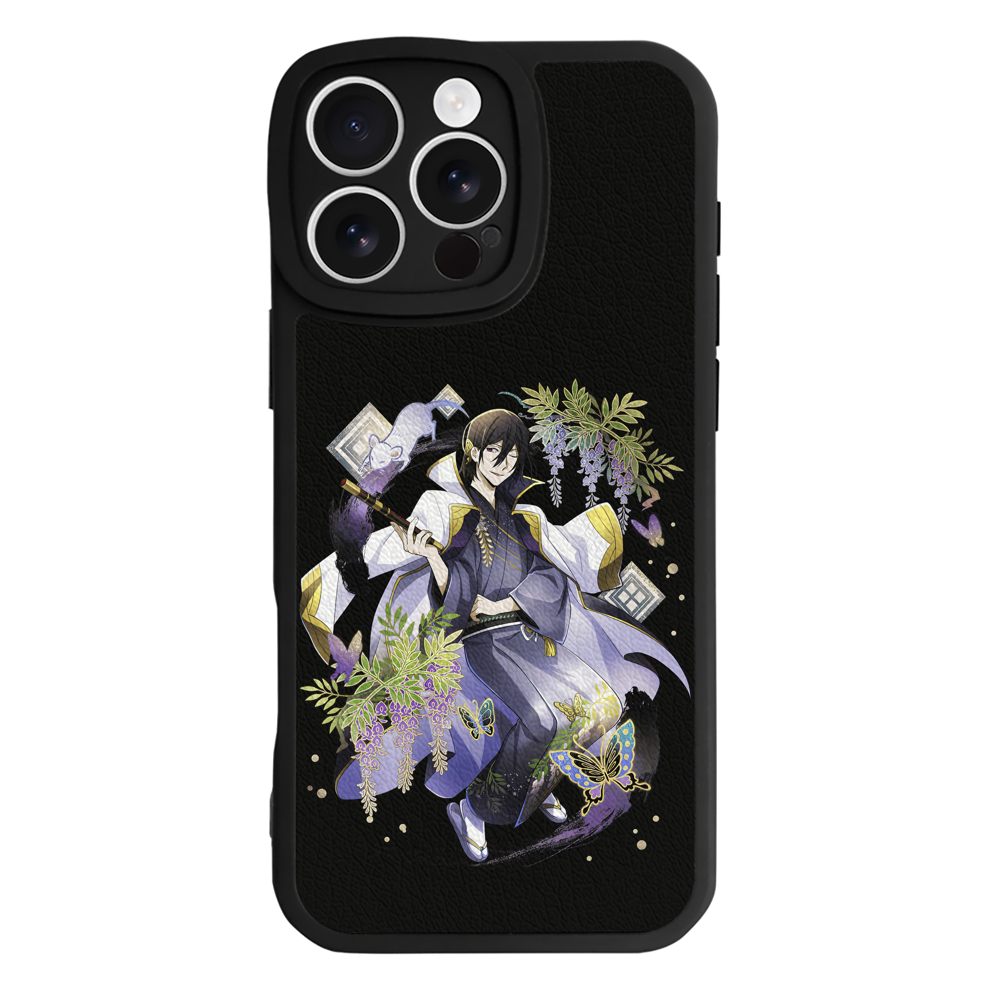 （画像用） 文豪ストレイドッグス Bungo Stray Dogs 【iPhone 16シリーズ対応】シリコンスマホケース（レザー調） 材質：シリコン